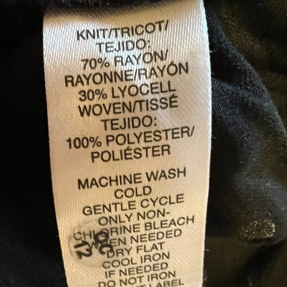 Loft Black & White Polka Dot Blouse w/Sheer Sleeves - Medium - Picture 5 of 5